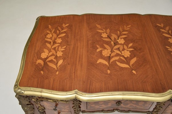 Vintage French Louis XVI Style Knee Hole Desk, 1930s for sale at