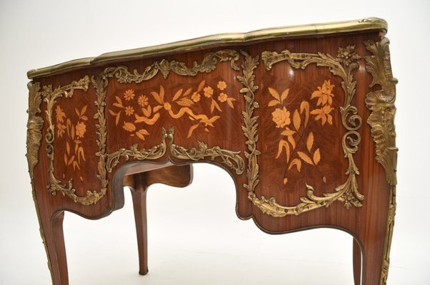 Vintage French Louis XVI Style Knee Hole Desk, 1930s for sale at