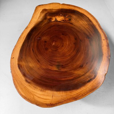 Vintage Japanese Keyaki Tree Trunk Table, 1960s for sale at Pamono