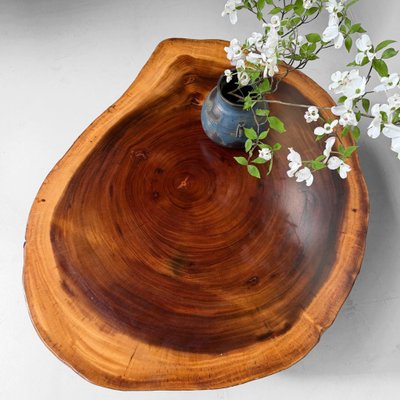 KARI TRESTAKK インテリア　ヴィンテージ Vintage Japanese Keyaki Tree Trunk Table, 1960s for sale at Pamono
