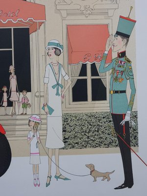 Denis-Paul Noyer, Cabourg Grand Hotel, Original Lithograph for