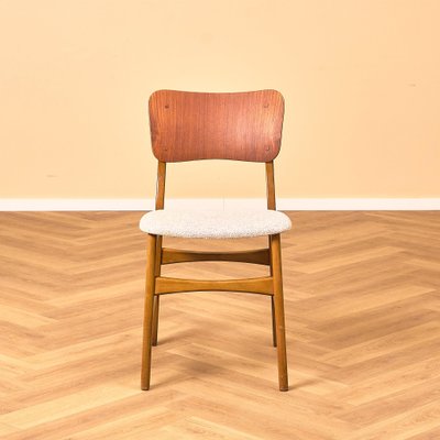 Danish Dining Chairs in Teak and Beech by Ib Kofod-Larsen, 1950