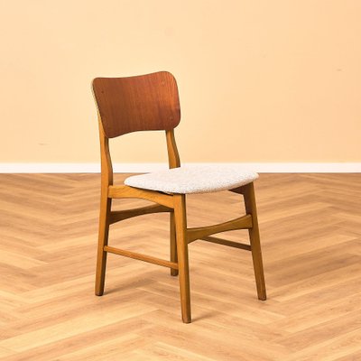 Danish Dining Chairs in Teak and Beech by Ib Kofod-Larsen, 1950