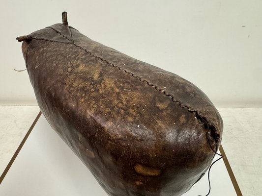 Vintage Leather Hippo by Dimitri Omersa for Liberty and