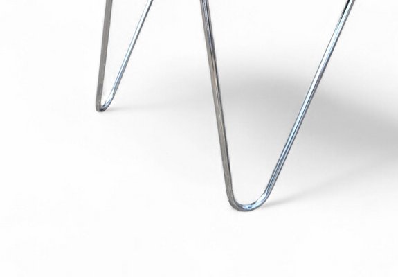 Italian Postmodern Chrome, Bentwood and Black Leather Dining