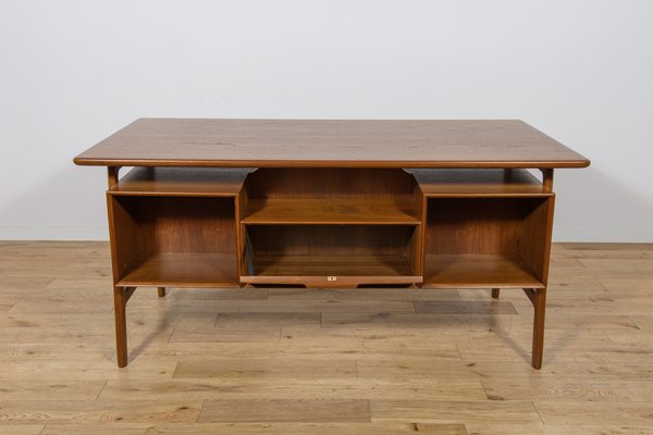 special‼️ 40s 50s vintage madeinUSA サーマル Mid-Century Teak Model 75 Freestanding Desk from Omann Jun