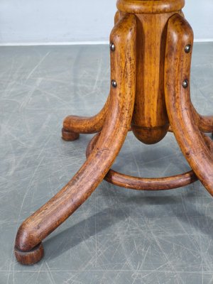 【From チェコ】Vintage ヴィンテージスツール｜Czechia Bentwood Swivel Piano Stool from Thonet, Former Czechoslovakia