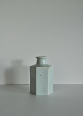 Mint Green Celadon Glazed Vase from Eslau, Denmark, 1950s-1960s for sale at Pamono