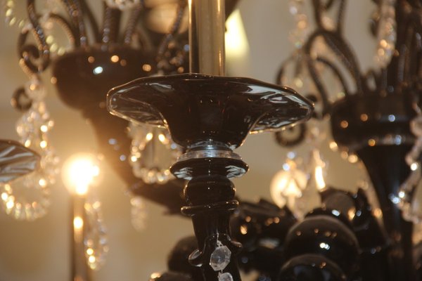 Large Model Taif Chandelier In Black, Portfolio Floor Lamp Replacement Glass