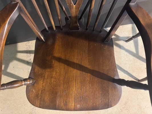 Wheel Back Dining Chairs, 1960s, Set of 6 for sale at Pamono