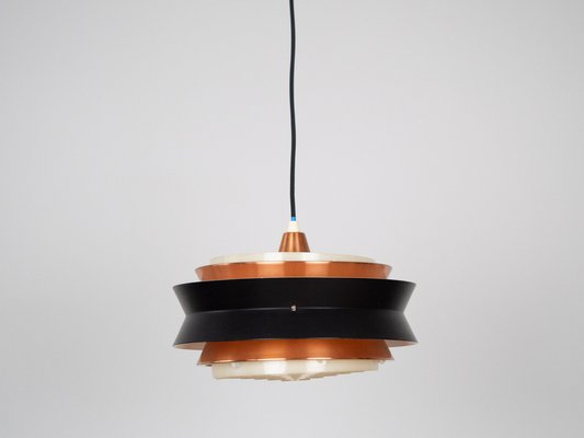 Vintage Swedish Trava Pendant Lamp by Carl Thore for Granhaga