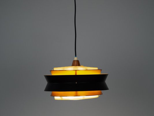 Vintage Swedish Trava Pendant Lamp by Carl Thore for Granhaga