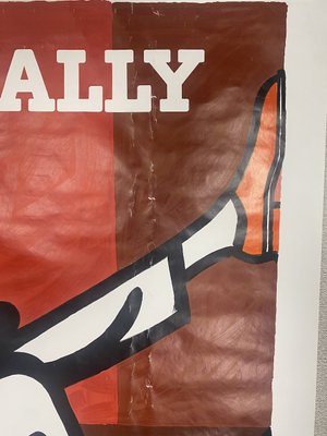 Bally Man Poster from Villemot, 1986 for sale at Pamono