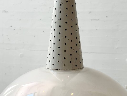Pendant Lamp by Mathieu Matégot for Holophane, 1950s for sale at