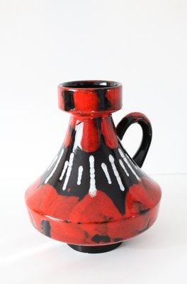 Fat Lava 2024-18 Vase from Ilkra Keramik, 1960 for sale at Pamono