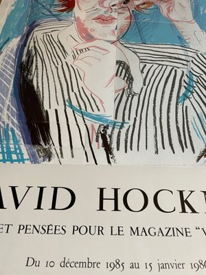 David Hockney, Images and Thoughts for Vogue Magazine, Paris