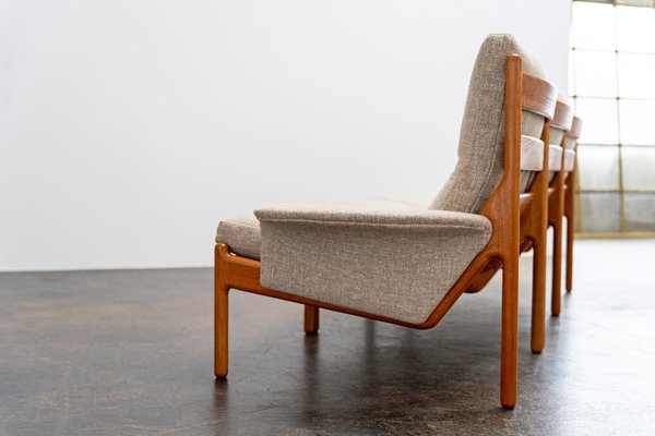 Venus Sofa in Teak by Illum Wikkelsø for C F Christensen Silkeborg