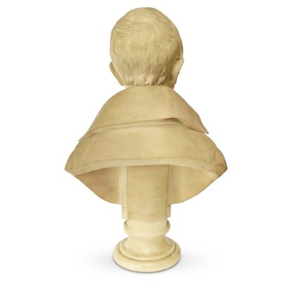 Stanga Francesco, Bust of a Child, 1837, Marble for sale at Pamono