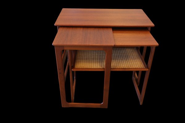 Teak Nesting Desks by Johannes Andersen for CFC Silkeborg, 1960s
