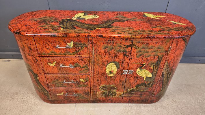 red chinese dresser Amazon.com: Red Lantern Hand Crafted Artisanal Red Lacquer Cabinet : Home & Kitchen