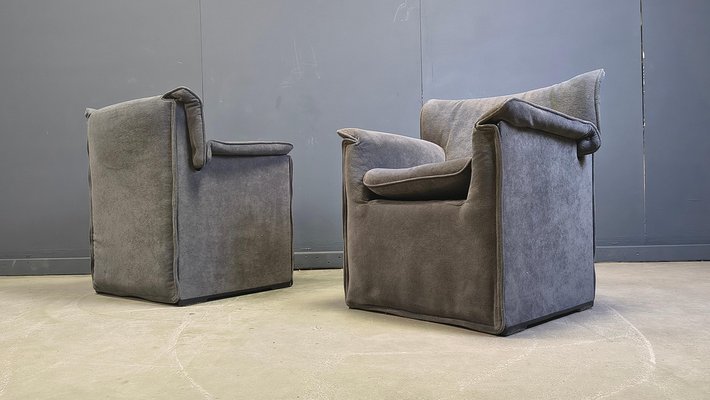 Lauriana Chairs by Afra and Tobia Scarpa for B&B Italia, 1970s