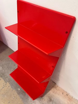 Red Kämpe Wall Shelf by Niels Gammelgaard for Ikea for sale at Pamono