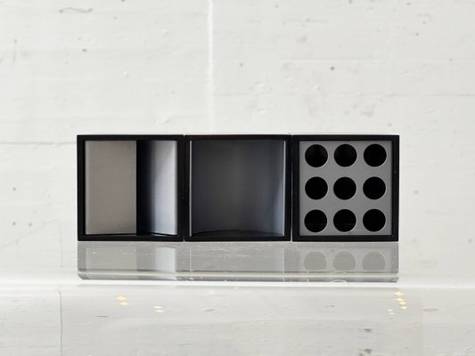 Desk Set by Bruno Munari for Danese Milano, 1980s, Set of 3 for