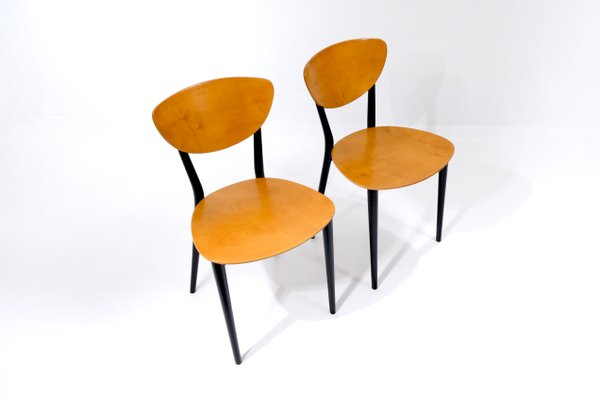 Vintage Swiss Chairs by Kurt Thut, 1953, Set of 4 for sale at Pamono