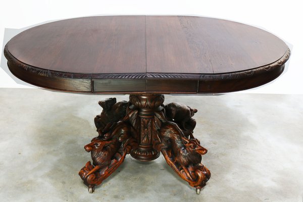 Oval Table Antique Oak Dining French フランス アンティーク at