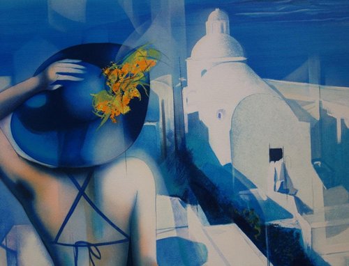 Jean-Baptiste Valadie, White Light on Santorini, Original