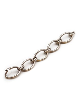 Silver Oval Links Bracelet for sale at Pamono