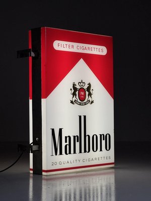 marlboro cigarette holder Marlboro Light Box, 1980-1990 for sale at Pamono