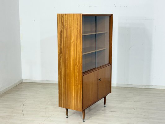 Bookcase in Walnut Veneer, 1960s for sale at Pamono