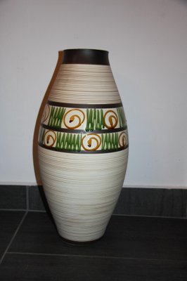 Austrian Hand Painted Vase From Keramos 1950s For Sale At Pamono