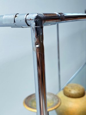 Vintage Modular Shelf in Chrome Glass by Poul Cadovius for Royal