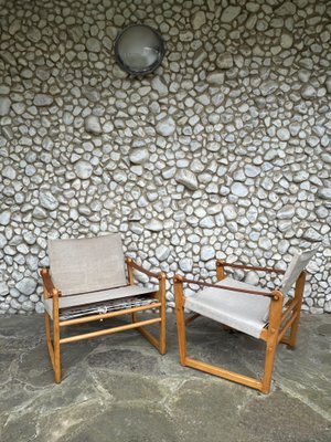 Cicada Safari Chairs by Bengt Ruda for Ikea, Sweden, 1970s, Set of