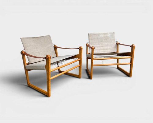 Cicada Safari Chairs by Bengt Ruda for Ikea, Sweden, 1970s, Set of