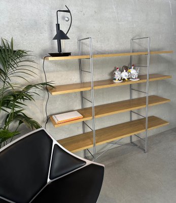 値下げ！廃盤　IKEA（イケア）シェルフ　ENETRI　エネトリ　﻿ Vintage IKEA ENETRI Shelf Unit – Minimalist Metal Bookshelf - Rare