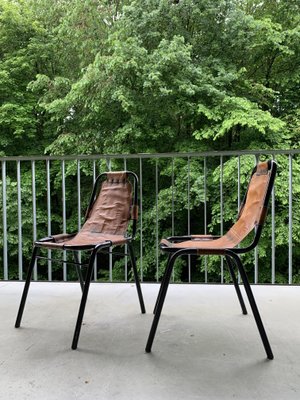 Chairs by Charlotte Perriand for Les Arcs, 1970s, Set of 2 for