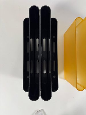 Black Magazine Rack by Giotto Stoppino for Kartell, 1970s for sale