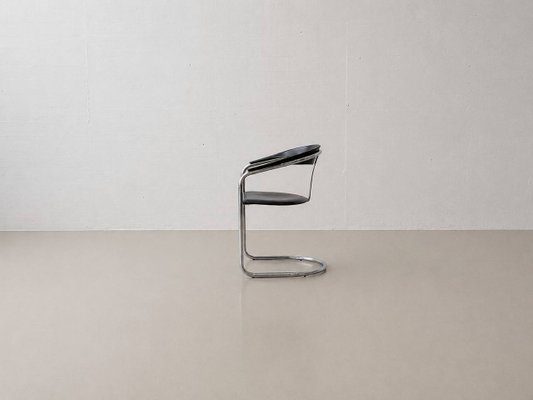 Canasta Cantilever Chairs by Arrben, Italy, 1980s, Set of 6 for