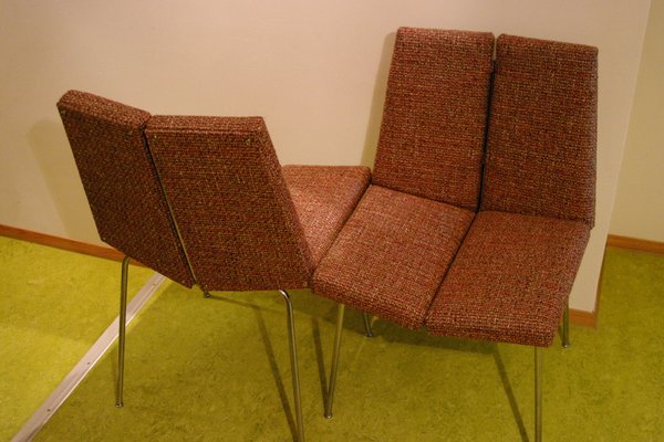 Four-Sided Chairs by Pierre Guariche for Les Huchers Minvielle