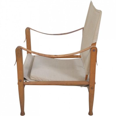 Safari Chair in Canvas by Kaare Klint, 1990s for sale at Pamono