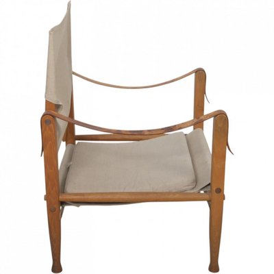 Safari Chair in Canvas by Kaare Klint, 1990s for sale at Pamono