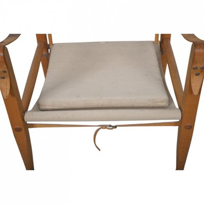 Safari Chair in Canvas by Kaare Klint, 1990s for sale at Pamono