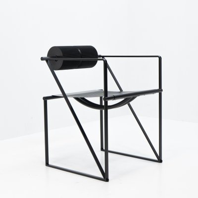 Black Seconda Chair by Mario Botta for Alias, 1980s for sale at Pamono