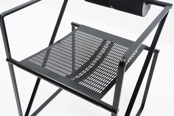 Black Seconda Chair by Mario Botta for Alias, 1980s for sale at Pamono