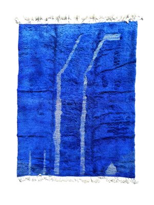 Moroccan Beni Mrirt Rug in Handmade Wool, 2010s for sale at Pamono