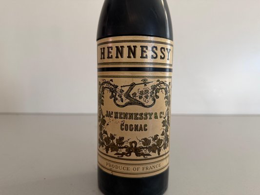 hennessy bottle cigarette dispenser Acrylic Glass Cigarette Dispenser with Wind-Up Musical from Hennessy & Co.,  Italy, 1960s