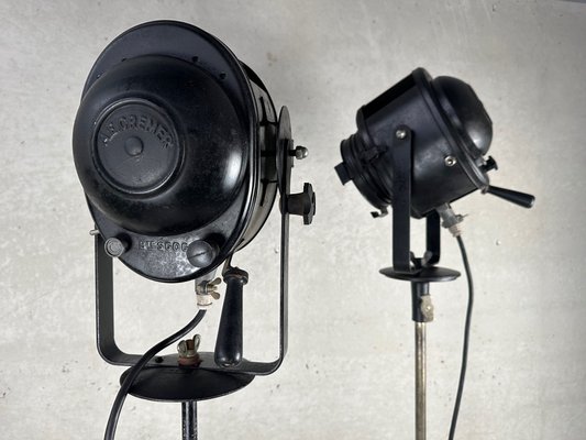 Vintage Theater Spot Lights from Cremer Paris, 1950s, Set of 2 for